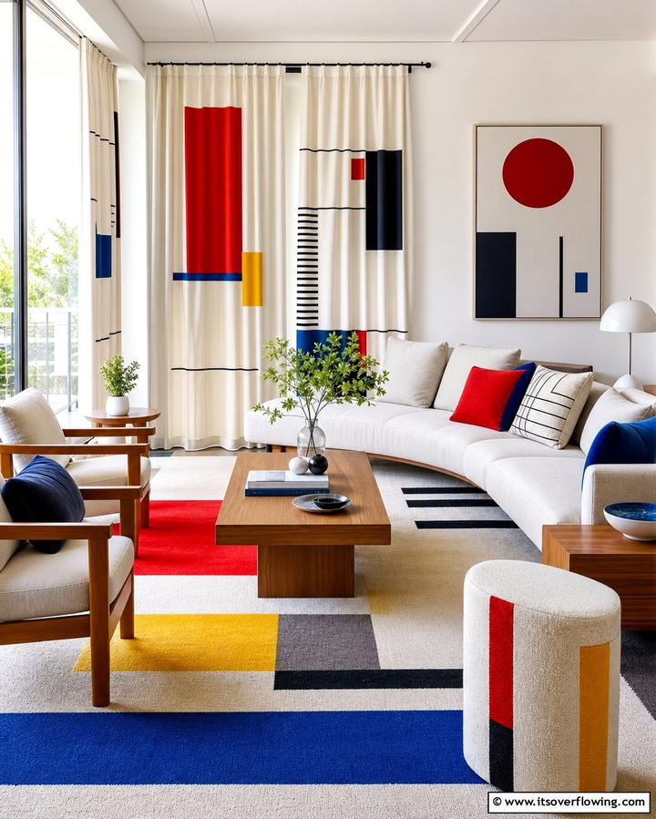 Seamless Integration of Textiles - 25 Bauhaus Interior Design Ideas for a Minimalist Look