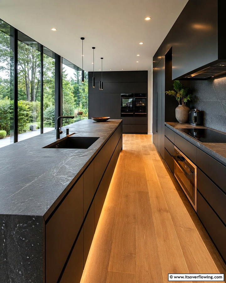 Seamless Integration with Modern Kitchens - 25 Soapstone Kitchen Countertops Design Ideas