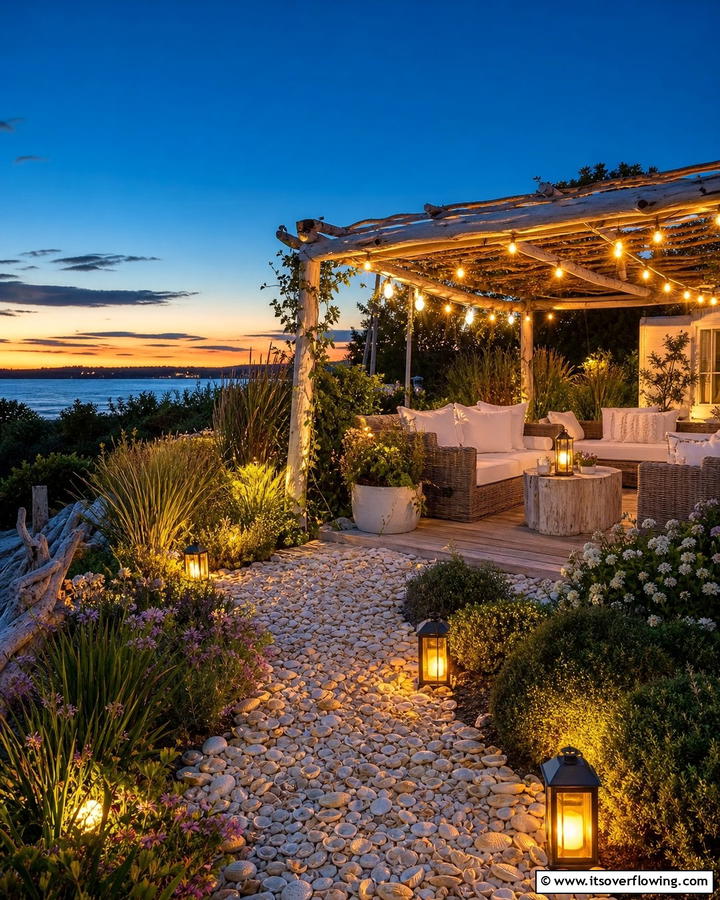 Seaside Garden Lighting - 20 Coastal Garden Ideas to Bring the Beach Home