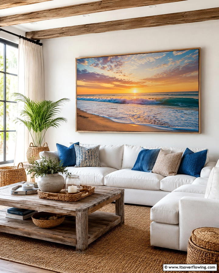 Seaside Serenity Wall Art - 30 Relaxed Coastal Decor Inspirations for Beach-Inspired Homes