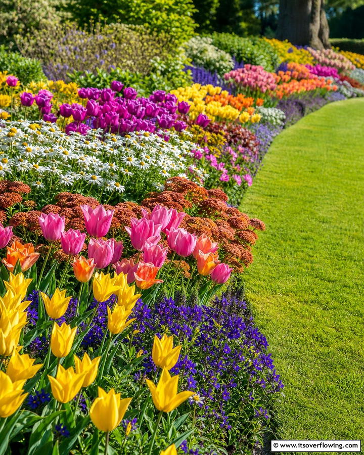 Seasonal Blooms Showcase - 21 Flower Bed Ideas to Beautify Your Garden or Yard