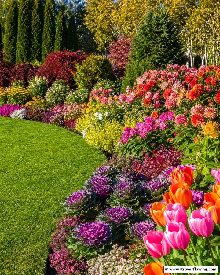 Seasonal Color Display - 21 Landscaping Ideas to Transform Your Outdoor Space