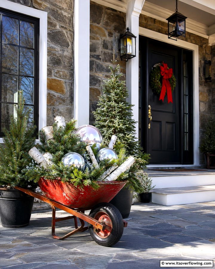 Seasonal Decor Display - 25 Old Wheelbarrow Ideas for Unique and Creative Garden Decor