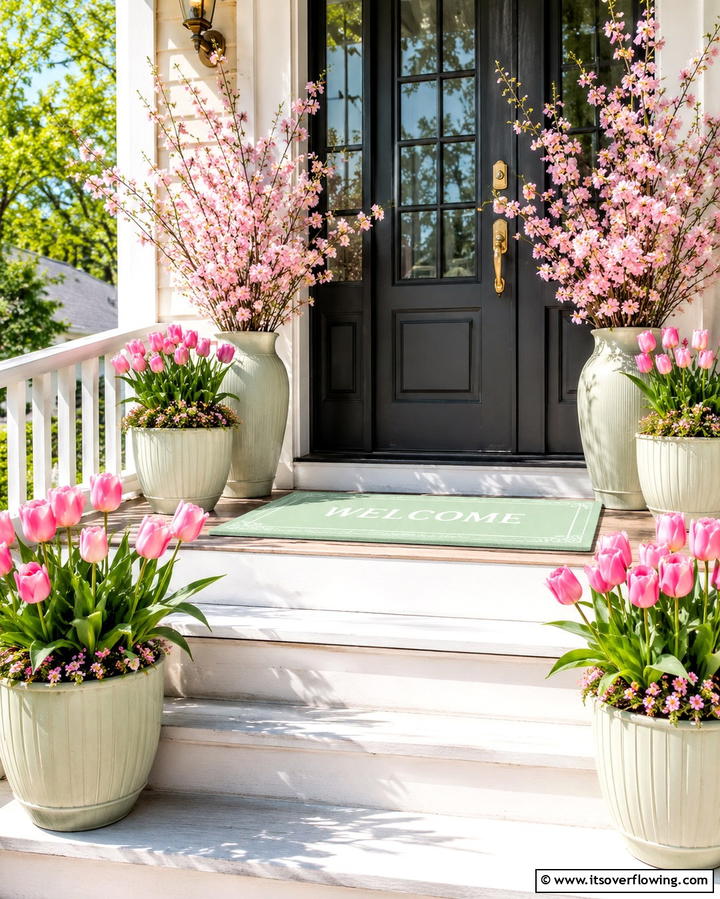 Seasonal Decor Displays - 25 Front Step Ideas to Enhance Your Home’s Entrance
