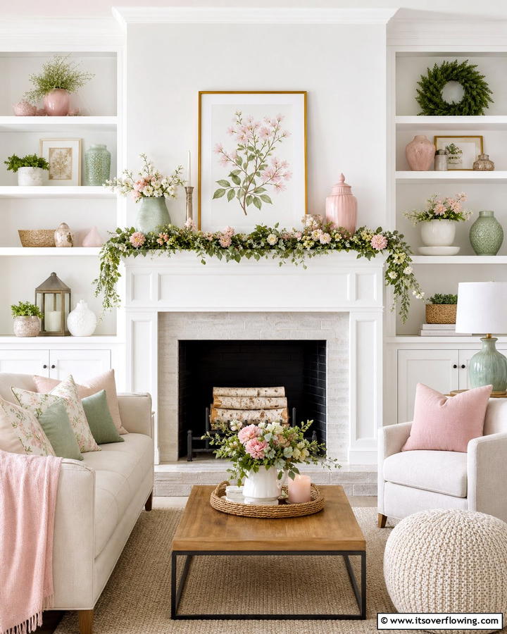 Seasonal Decor Shifts - 21 Fireplace Decor Ideas to Style Your Mantel Year-Round