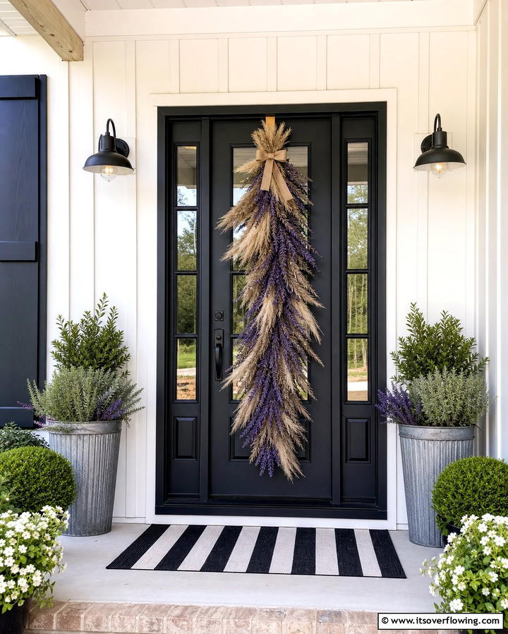 Seasonal Door Swags - 25 Front Door Decor Ideas to Welcome Guests in Style