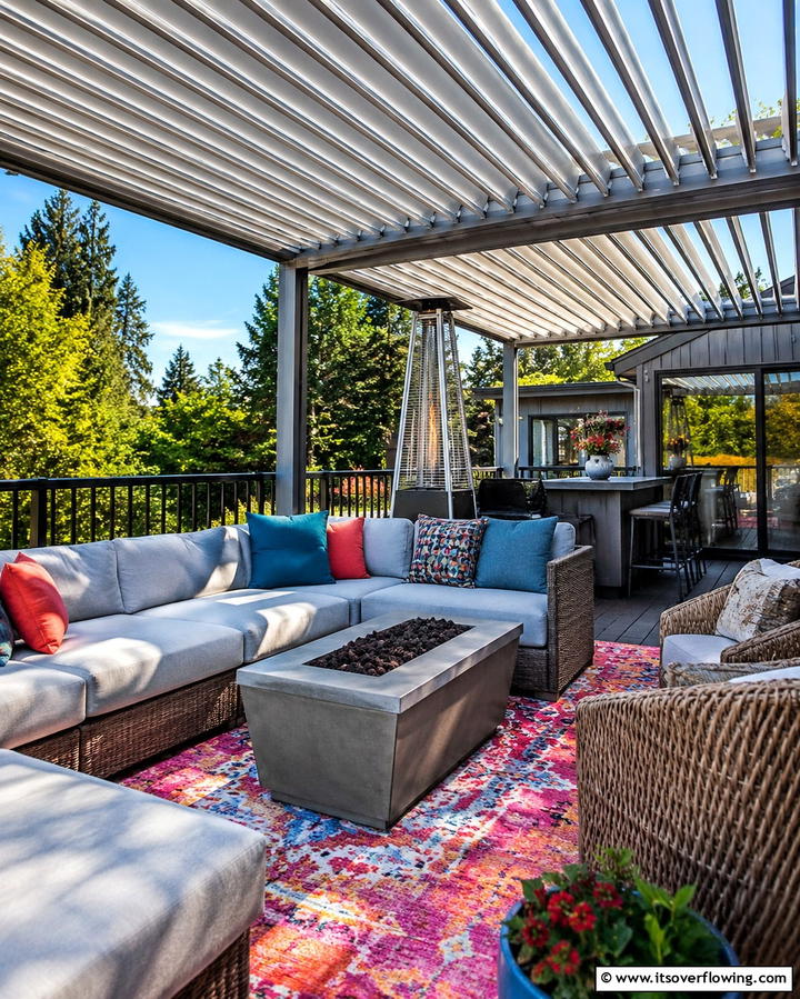 Seasonal Entertainer Deck - 30 Platform Deck Ideas to Elevate Your Backyard Design