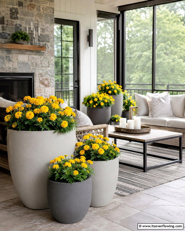 Seasonal Flower Rotation - 25 Potted Plant Arrangement Ideas for Stylish Decor