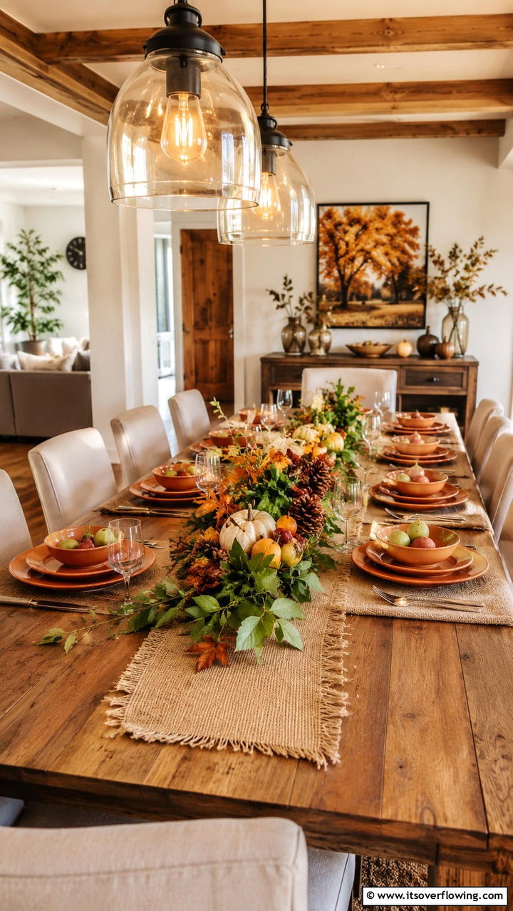 Seasonal Harvest Table Setting - 21 Creative Table Setting Ideas for Every Occasion