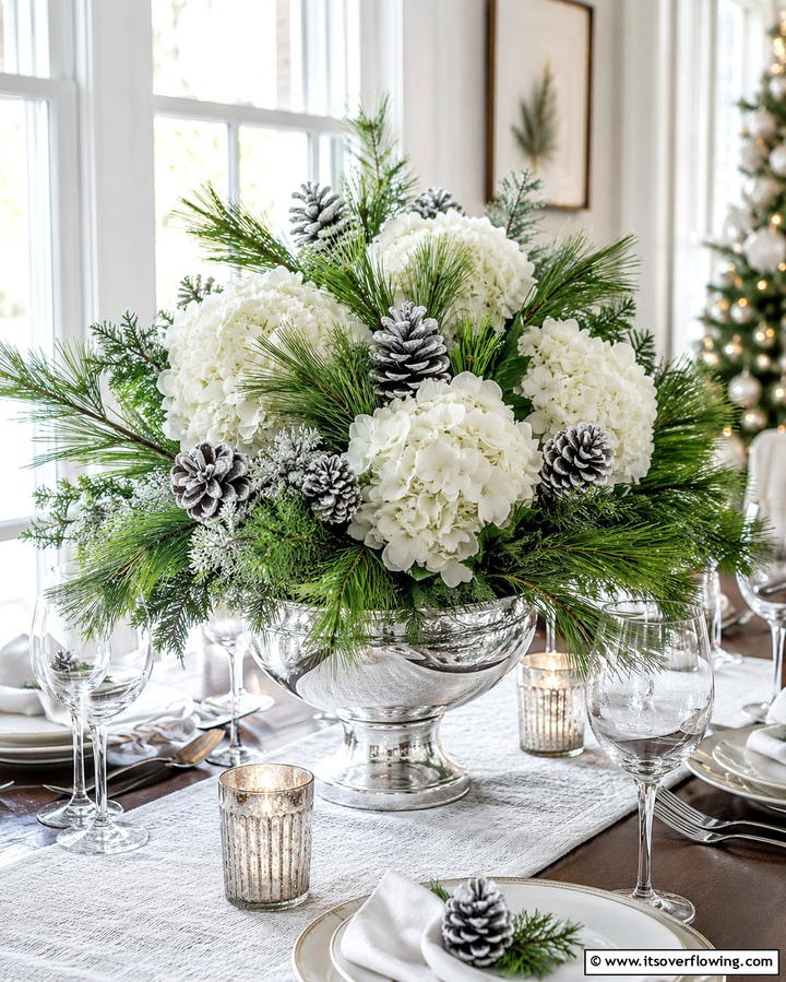 Seasonal Hydrangea Accents - 25 Hydrangea Centerpiece Ideas for Elegance