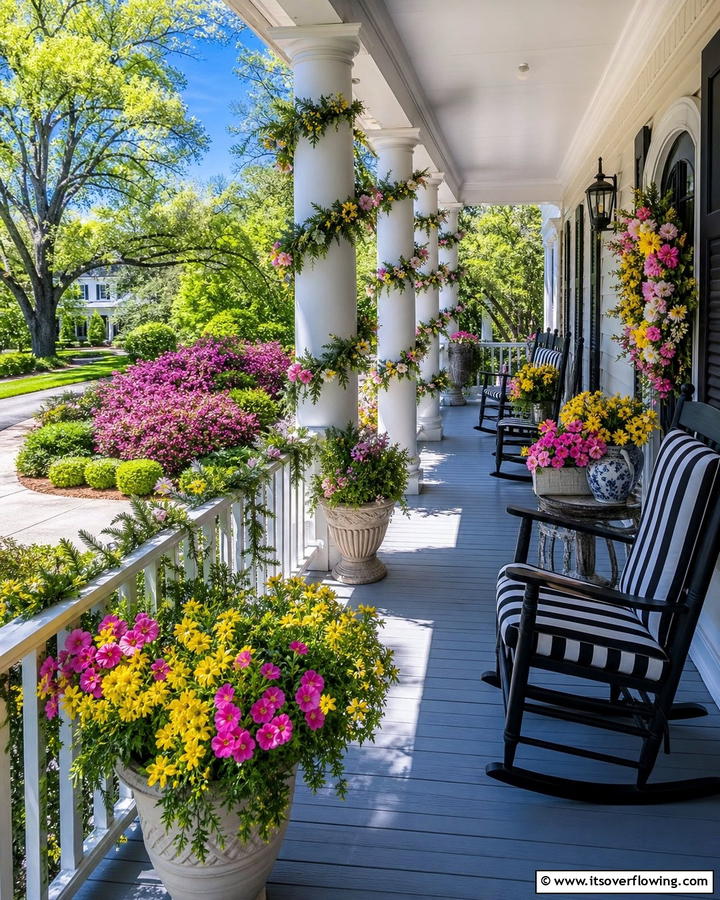 Seasonal Porch Decor Touches - 30 Southern Front Porch Ideas for Welcoming Outdoor Spaces