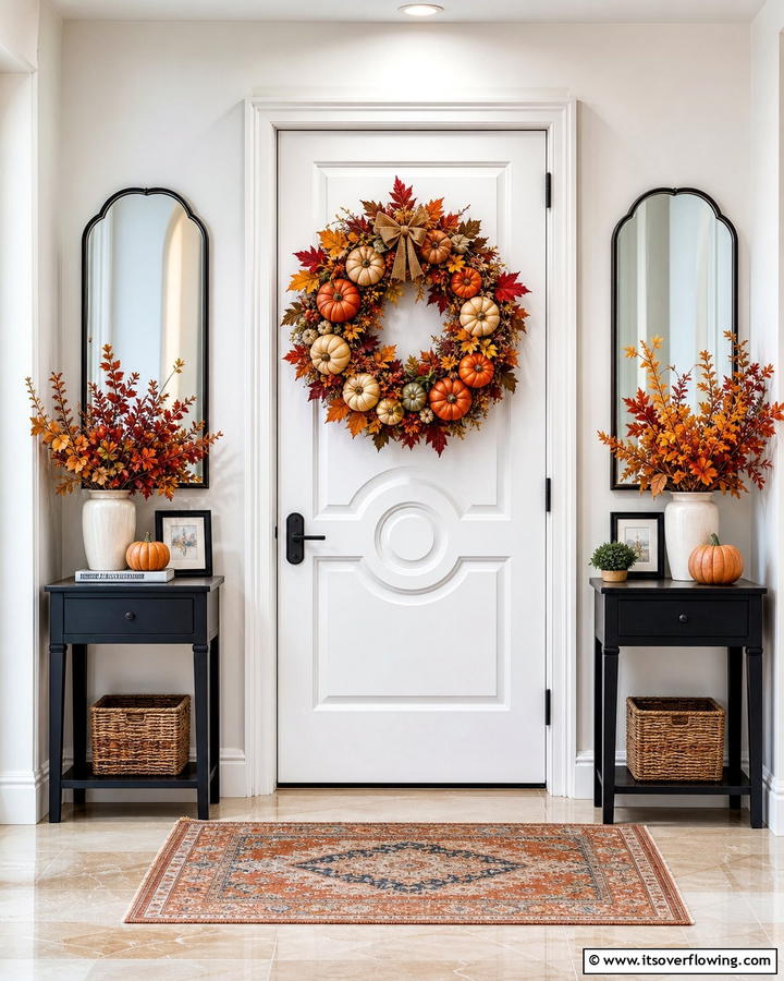 Seasonal Pumpkin Wreath Creations - 21 Pumpkin Decor Concepts for Autumn-Inspired Home Styling