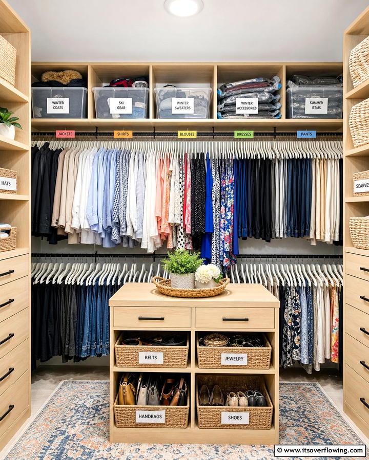 Seasonal Rotation Systems - 21 Clever Closet Ideas for Maximized Home Organization