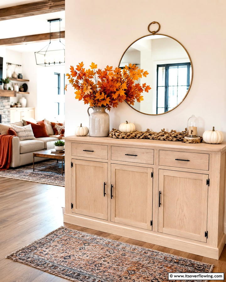 Seasonal Styling - 25 Sideboard Decor Ideas to Enhance Your Living Space