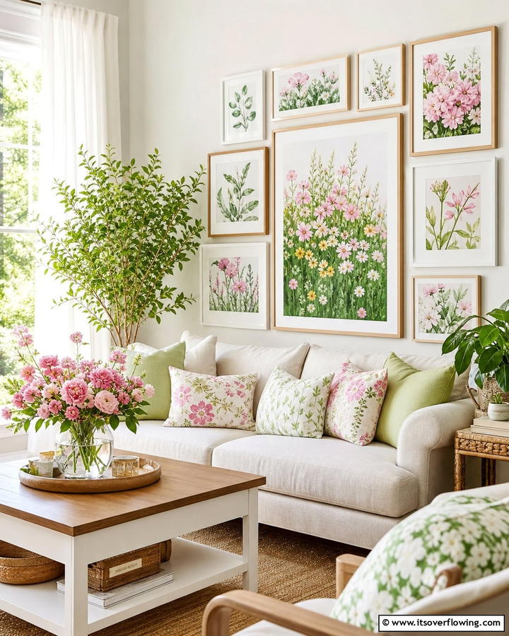 Seasonal Theme Gallery - 21 Gallery Wall Ideas to Display Art and Memories