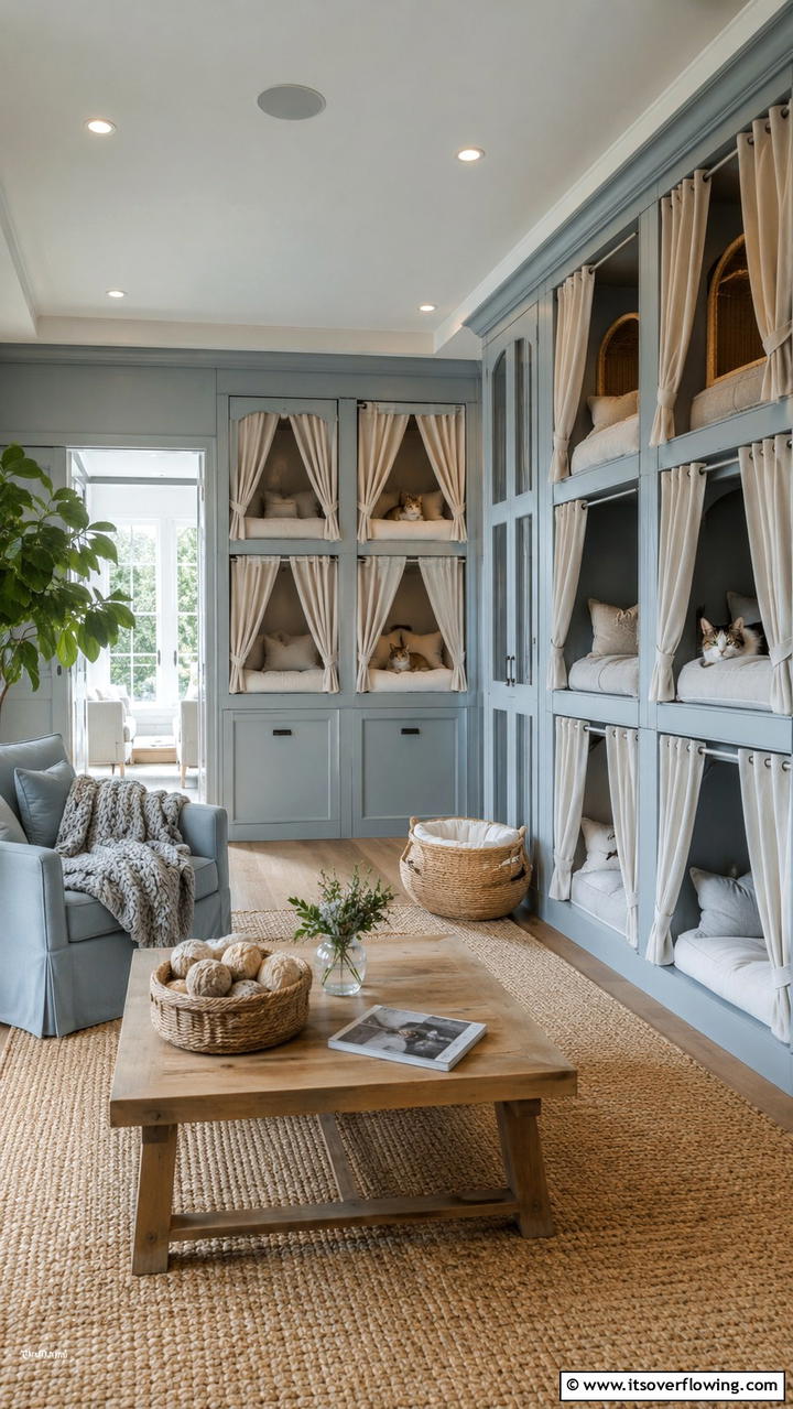Secluded Cat Escape - 30 Cat Room Ideas- Create a Purr-fect Space for Your Feline