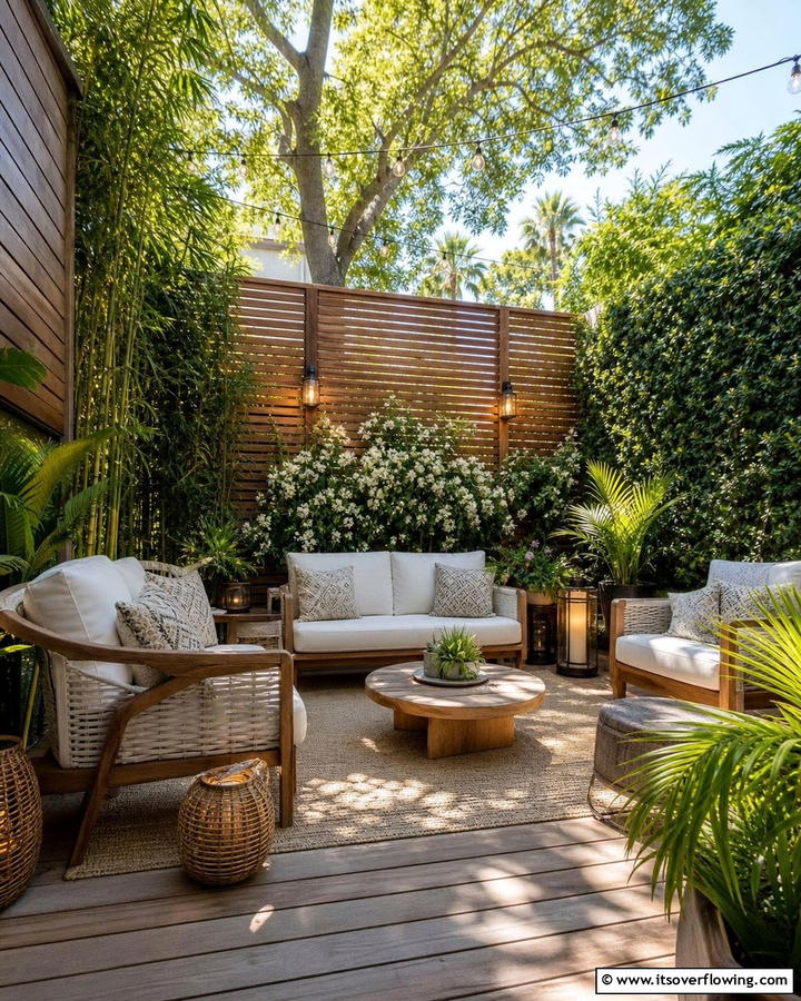 Secluded Privacy Deck - 21 Patio Deck Designs to Elevate Your Outdoor Living Space