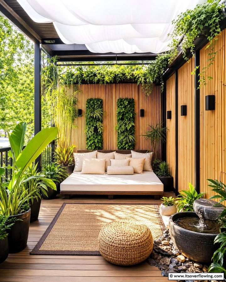 Secluded Relaxation Zone - 21 Second Floor Deck Ideas for Elevated Outdoor Living