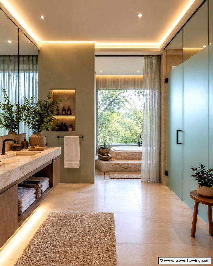 Secluded Retreat Vibe - 30 Romantic Bathroom Ideas for a Luxurious Spa Retreat