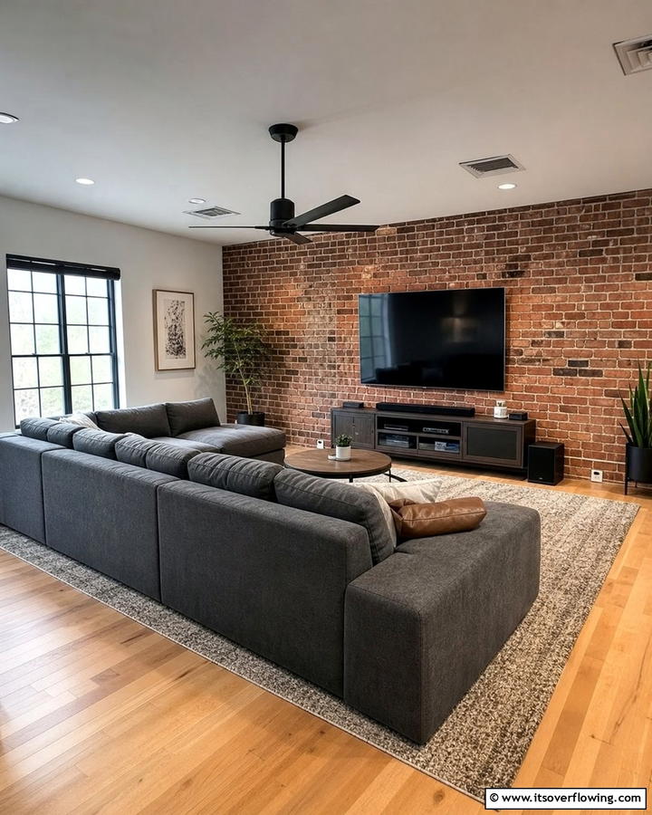 Sectional Sofas - 25 Man Cave Seating Ideas for Ultimate Comfort