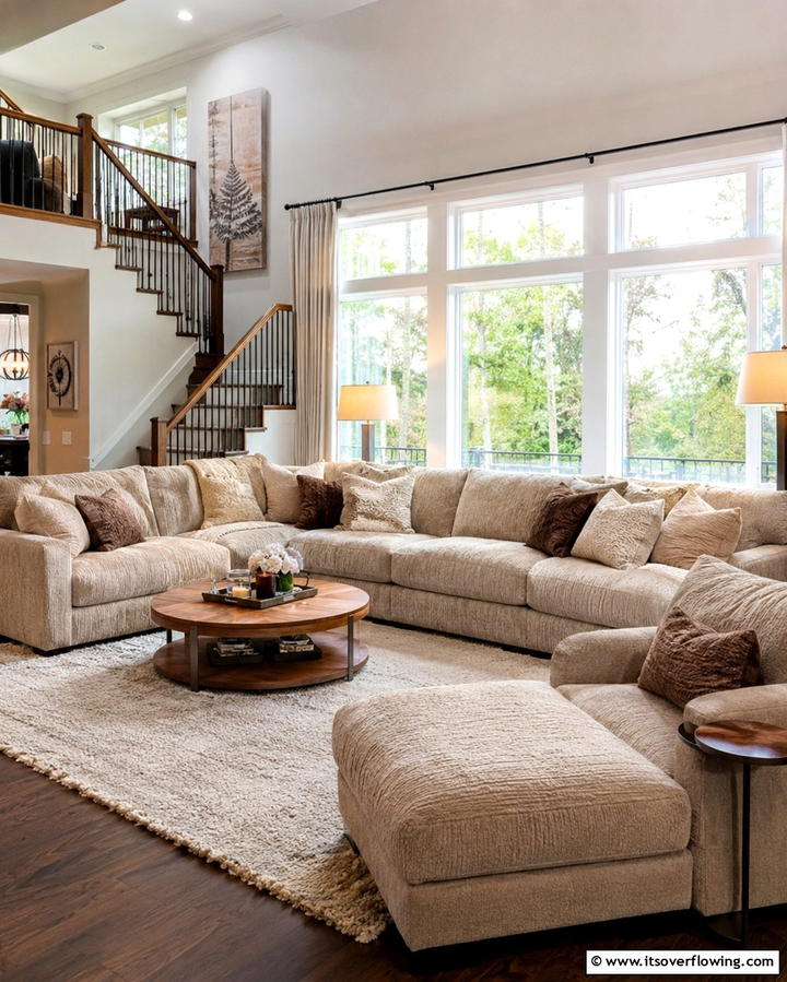 Select Comfortable Seating - 25 Simple Living Room Ideas for a Cozy and Inviting Space