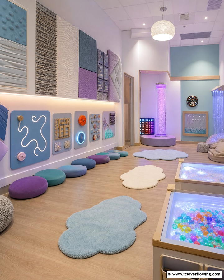 Sensory Exploration Room - 21 Playroom Ideas for Creative & Organized Kids Spaces