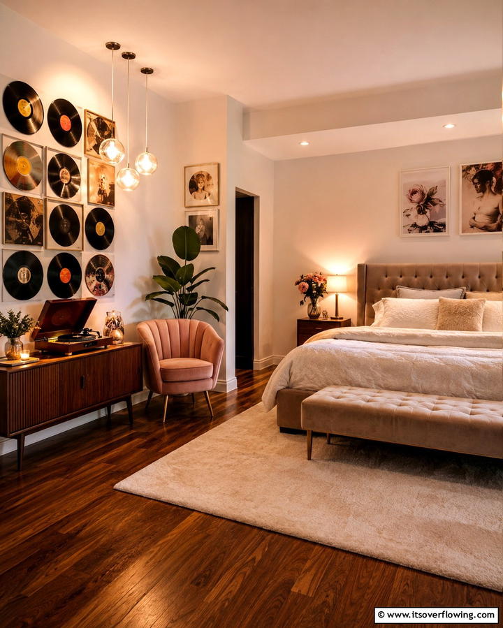 Sensual Music Corner - 30 Romantic Bedroom Ideas to Create a Cozy Love Nest