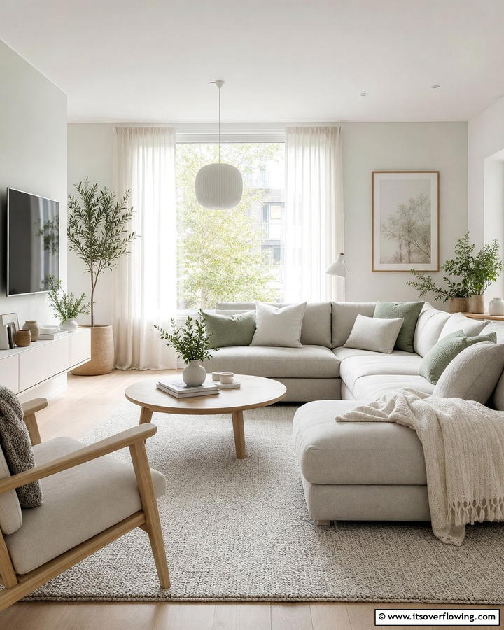 Serene Ambiance - 21 Scandinavian Living Room Ideas for Airy Minimalism
