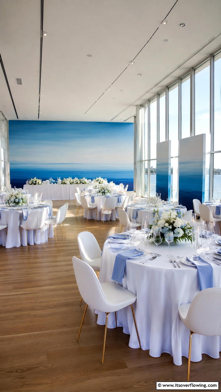 Serene Blue Horizon - 30 Blue Wedding Theme Ideas for Serene Celebrations