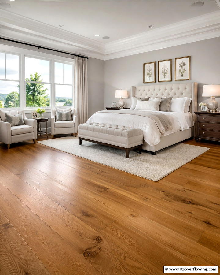 Serene Flooring Options - 30 Relaxing Bedroom Ideas for a Serene Sleep Sanctuary