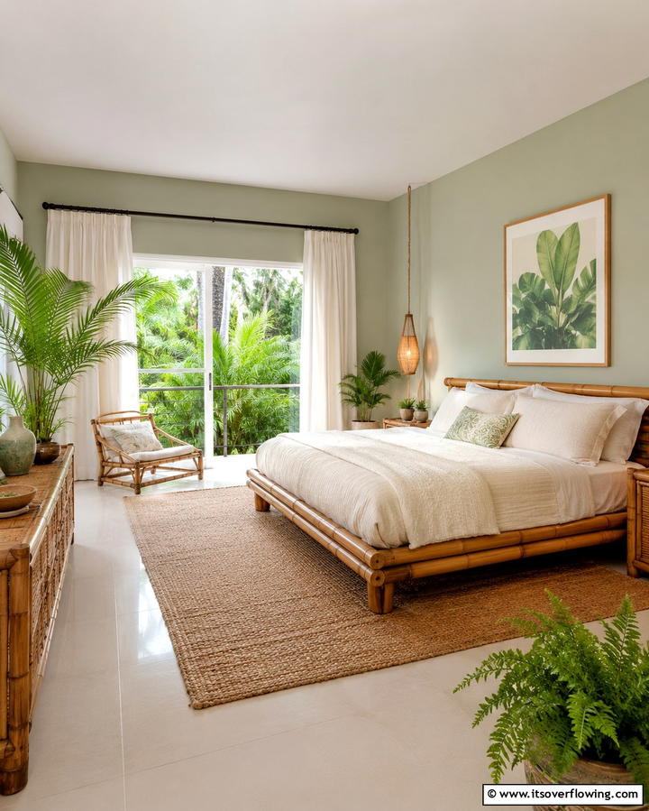 Serene Jungle Ambiance - 30 Jungle-Themed Bedroom Ideas- Wild & Whimsical Decor