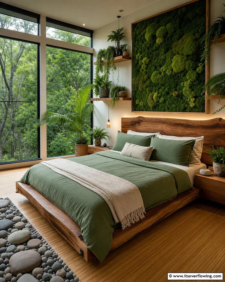 Serene Nature Inspired Room - 21 Primary Bedroom Decor Ideas to Enhance Personal Space
