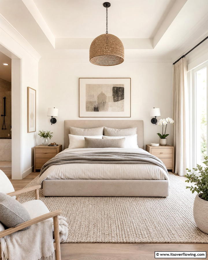 Serene Neutral Tones - 21 Inspiring Bedroom Decor Ideas for a Cozy Retreat
