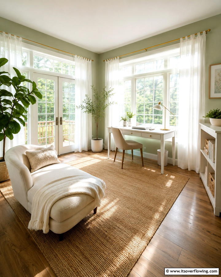 Serene Study Retreat - 30 Homeschool Room Ideas- Functional Learning Spaces at Home