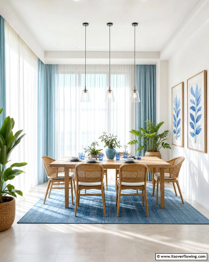 Serene Window Lighting - 21 Dining Room Lighting Ideas to Elevate Your Space