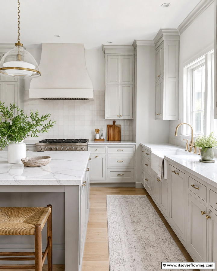 Serene and Timeless Style - 30 Grey and White Kitchen Ideas for Timeless Monochromatic Design