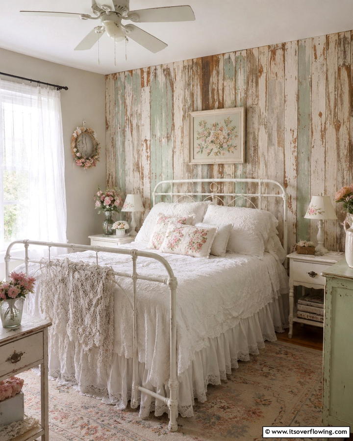 Shabby Chic Barnwood Design - 30 Rustic Barnwood Accent Wall Ideas to Transform Your Space