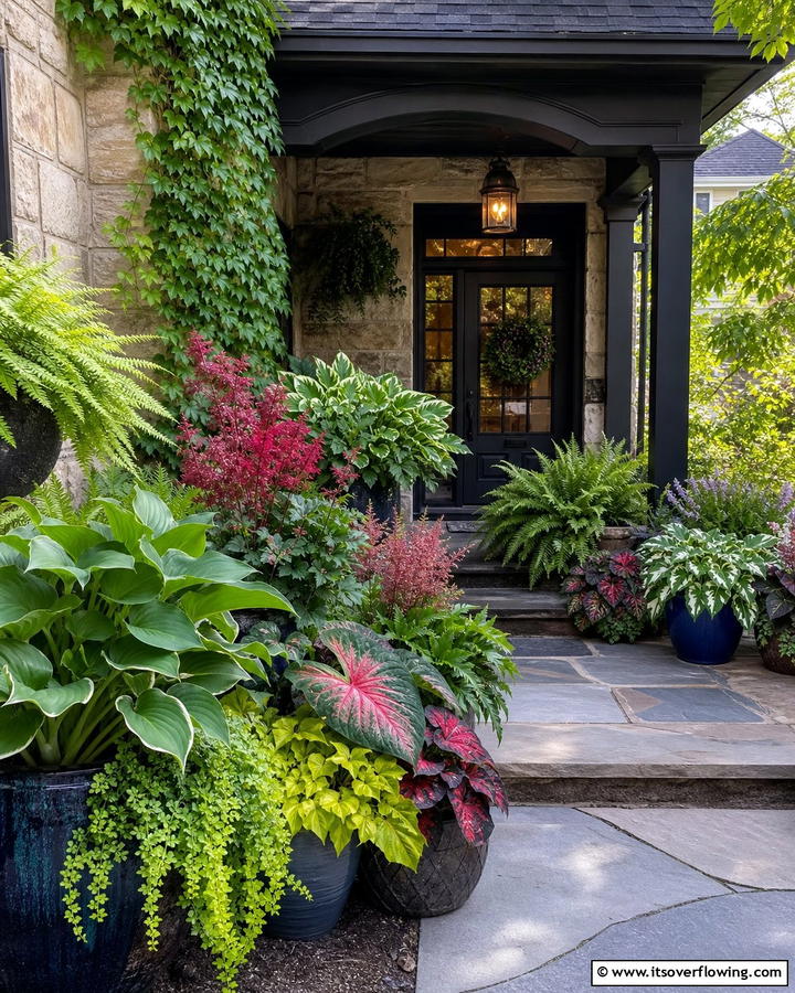 Shade Loving Beauties - 21 Front Door Plants for a Welcoming and Lush Entryway