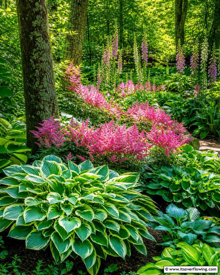 Shade Loving Flower Gardens - 25 Flower Garden Ideas to Brighten Your Outdoor Space