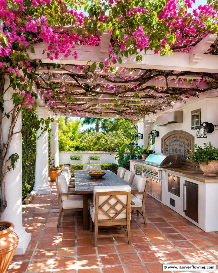 Shade Pergola - 20 Stylish Lanai Kitchen Ideas for Indoor-Outdoor Living