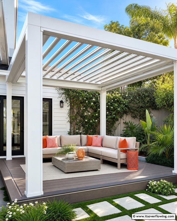 Shade Solutions with Pergolas - 25 Small Deck Ideas to Maximize Your Outdoor Living Space