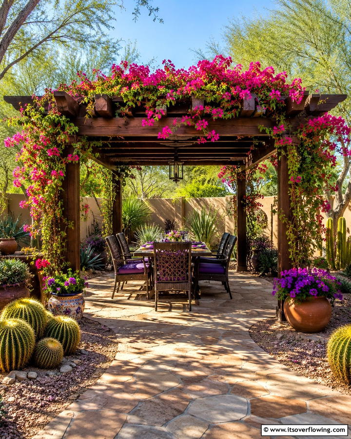 Shaded Pergola RetreatExact - 25 Arizona Backyard Ideas for Desert Landscapes