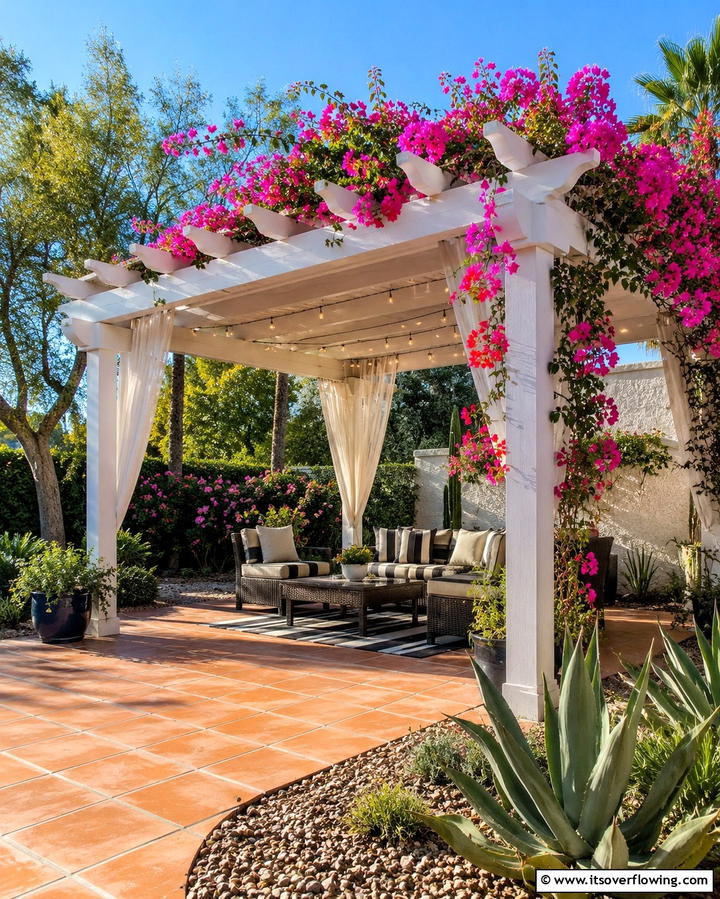Shaded Pergola RetreatOne - 25 Arizona Backyard Ideas for Desert Landscapes