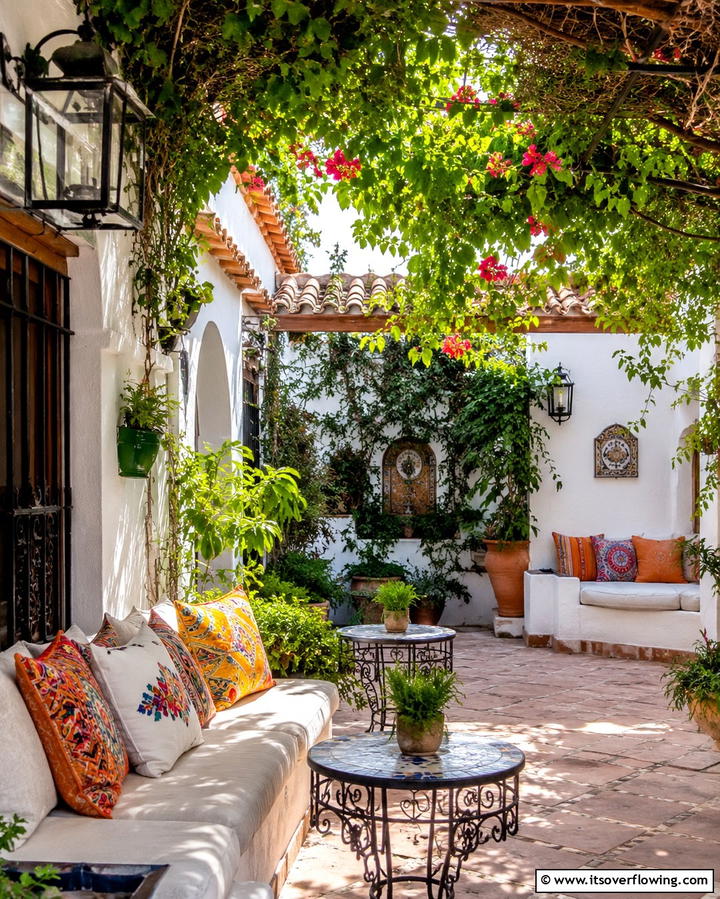 Shaded Seating NooksExact - 25 Spanish Courtyard Ideas for a Mediterranean Oasis