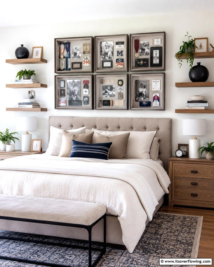 Shadow Box Collage - 20 Wall Collage Ideas to Showcase Your Memories