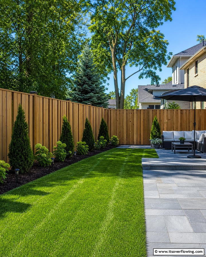 Shadow Box Fence - 25 Wood Fence Ideas to Enhance Your Outdoor Space