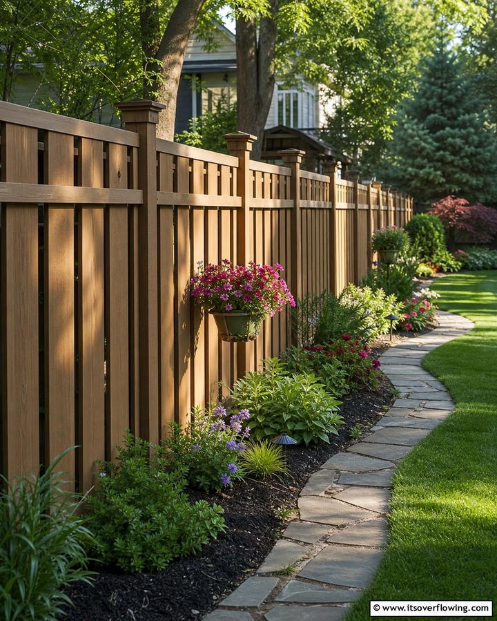 Shadowbox Fence - 25 Wood Fence Ideas to Enhance Your Outdoor Space