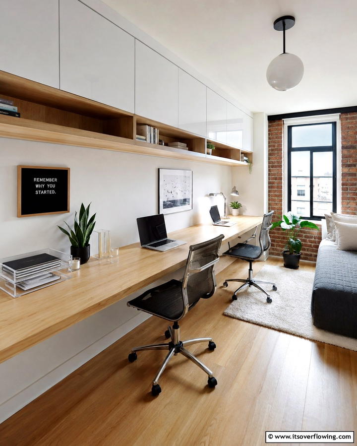 Shared Workstations - 25 Shared Bedroom Ideas for Small Rooms to Maximize Space