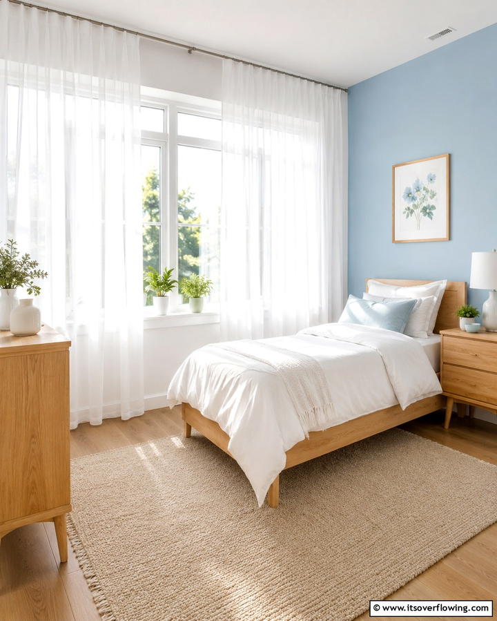 Sheer Elegance for Soft Lighting - 25 Elegant Bedroom Curtain Ideas to Enhance Your Decor