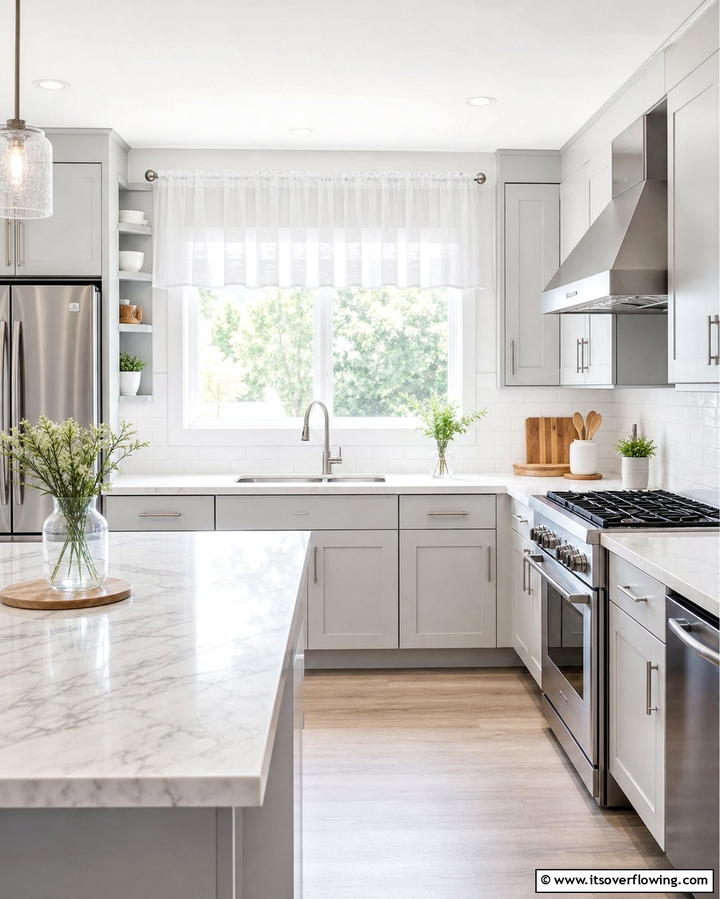 Sheer Valances for Subtle Elegance - 25 Kitchen Valance Ideas to Add Style and Privacy